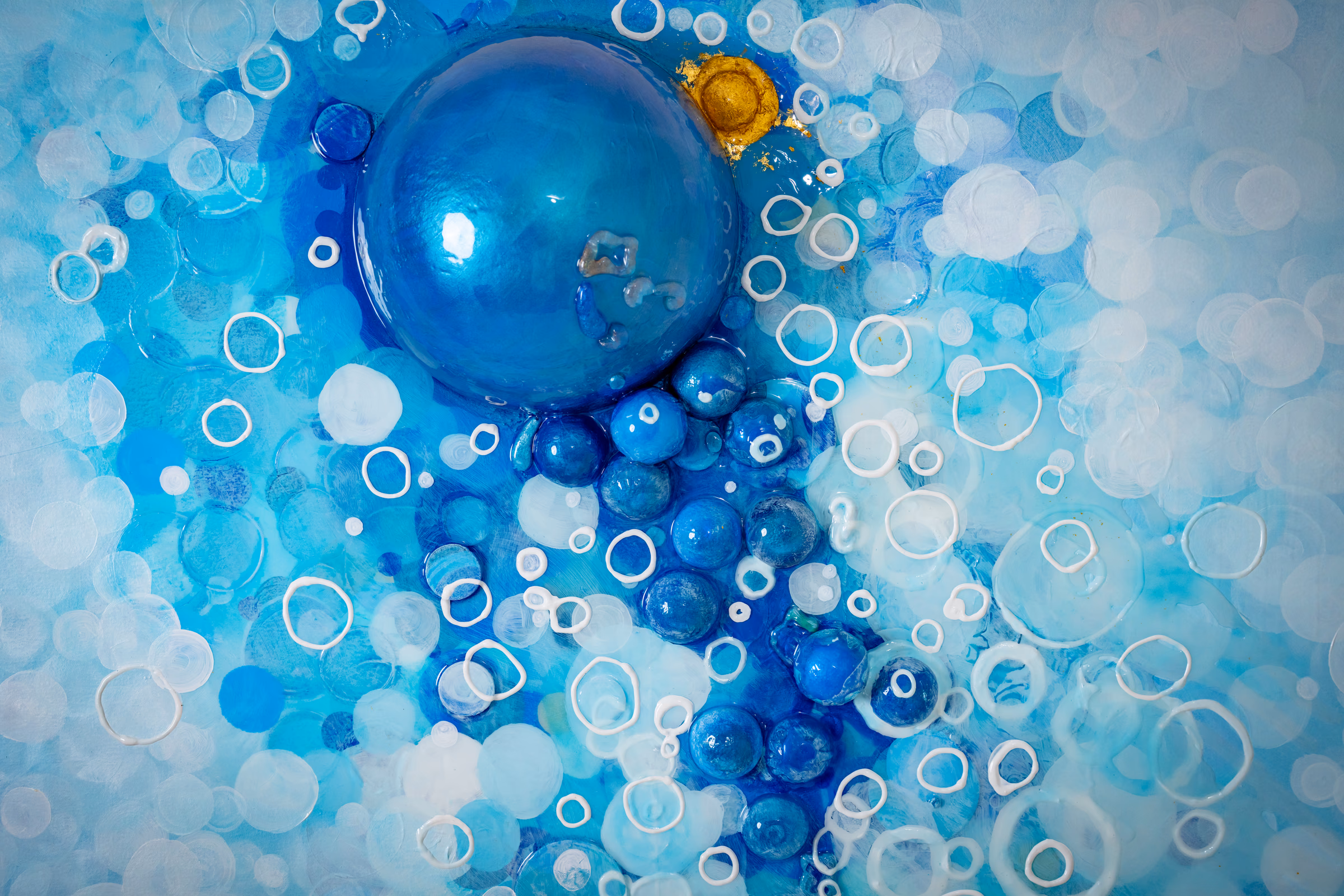 Origin Mass I: blue field texture detail 01