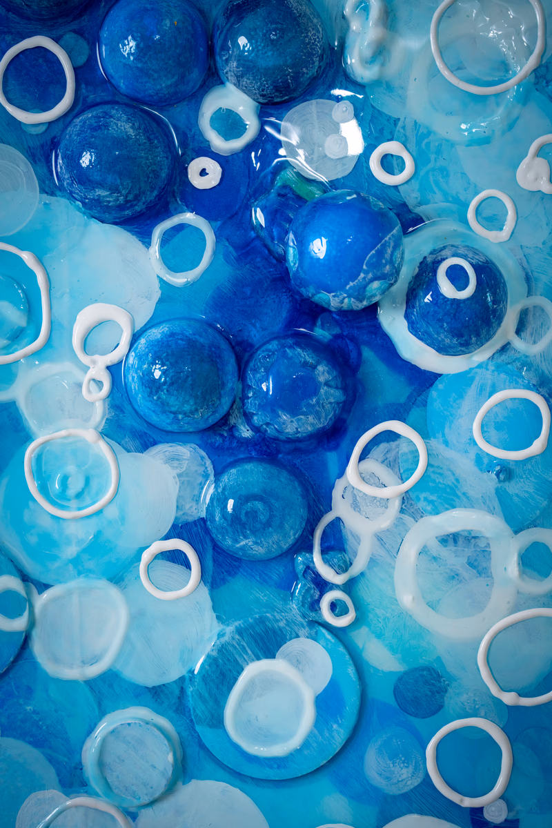 Origin Mass I: blue field texture detail 04
