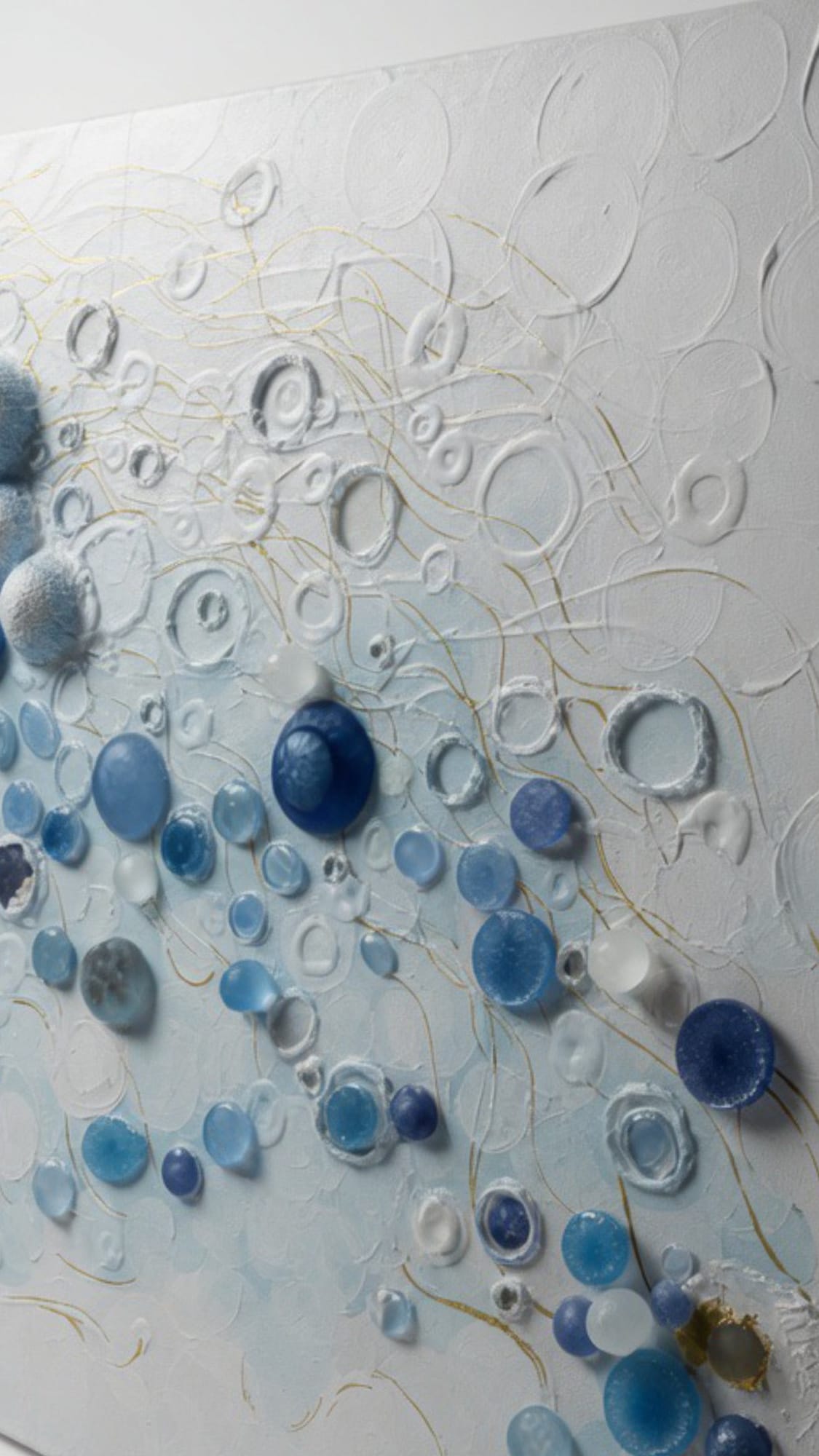 Ciguapa: process surface detail of the cerulean field and circular forms
